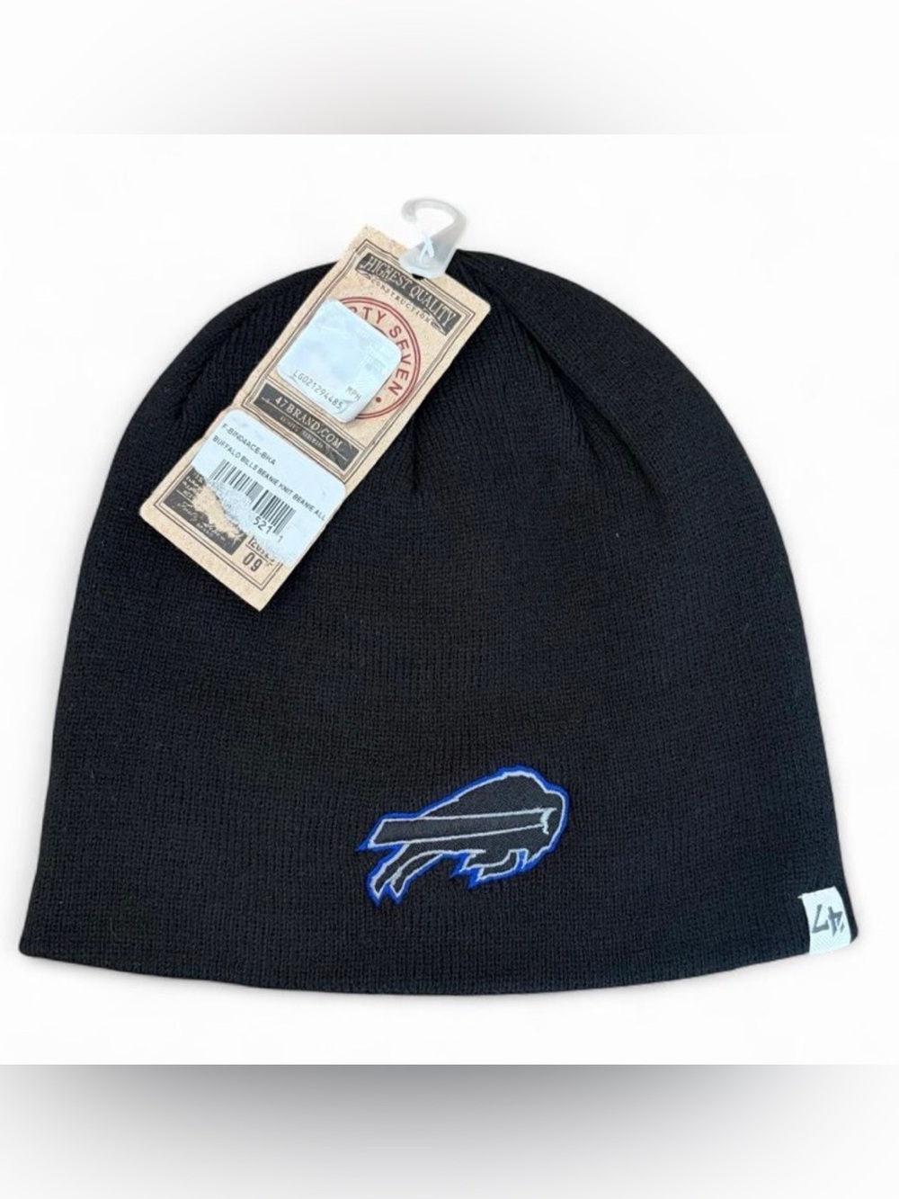 NFL Buffalo Bills New With Tags black beanie with blue & white Buffalo logo